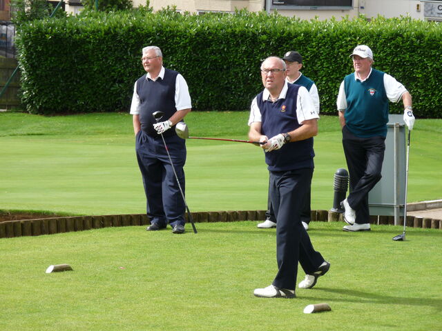 Captain Jim Weston Tees Off